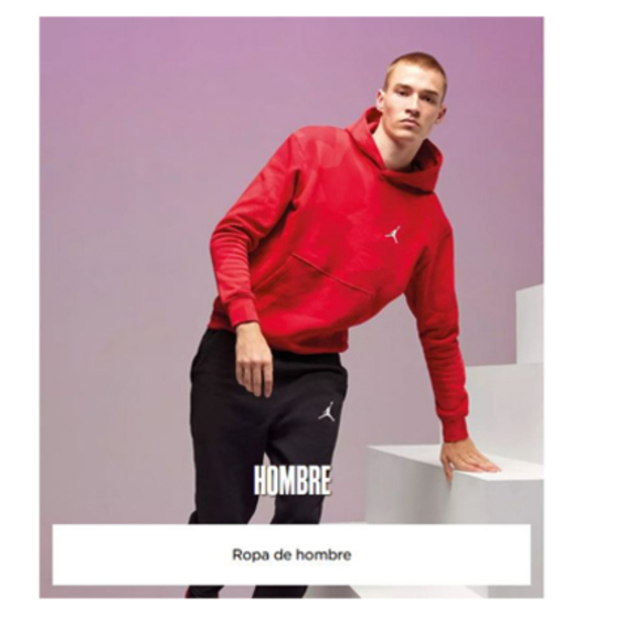 Ropa nike banner