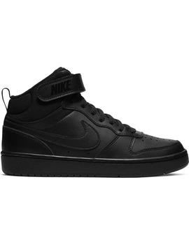 Zapatilla Nike Negra Court Borough mid gs