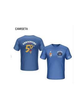 CAMISETA OBRADOIRO ALGODON AZUL