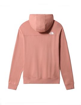 SUDADERA THE NORTH FACE W LHT DREW PEAK HD ROSE DAWN