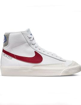 BLAZER MID 77 SE(GS)white/red/grey