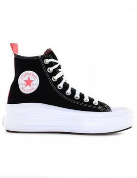 ZAPATILLA CONVERSE CTAS MOVE HI BLACK/PINK SALT/WHITE