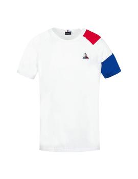 CAMISETA LE COQ SPORTIF BAT TEE SS Nº1 M n.o.w/b.ELECTRO/RO