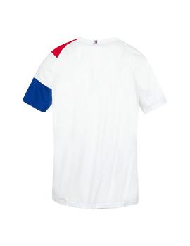 CAMISETA LE COQ SPORTIF BAT TEE SS Nº1 M n.o.w/b.ELECTRO/RO