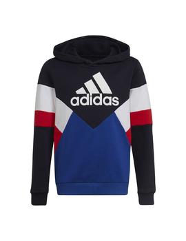 SUDADERA ADIDAS B CB FL HD LEGINK/ROYBLU/VIVRED