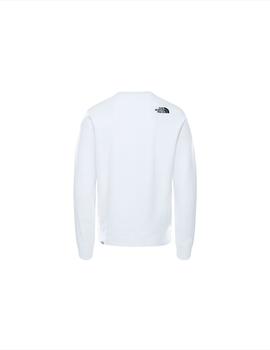 SUDADERA NORTH FACE M DREW PEAK CREW TNF WHT/TNF BLK