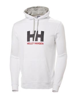 SUDADERA HELLY HANSEN LOGO HOODIE WHITE