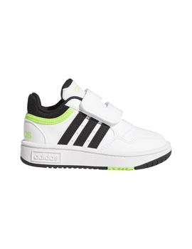 ZAPATILLA ADIDAS HOOPS 3.0 CF I FTWWHT/CBLACK/SGREEN