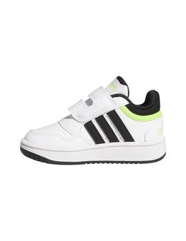 ZAPATILLA ADIDAS HOOPS 3.0 CF I FTWWHT/CBLACK/SGREEN