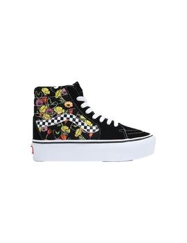 ZAPATILLA VANS SK8-HI PLATFOR POPPY CHEKERBOARD BLACK