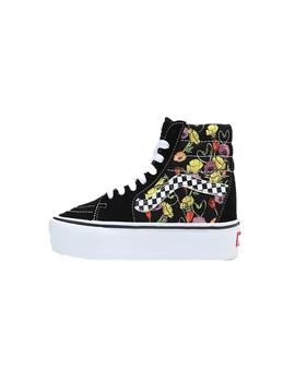 ZAPATILLA VANS SK8-HI PLATFOR POPPY CHEKERBOARD BLACK