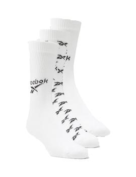 CALCETÓN REEBOK CL FO CREW SOCK 3P WHITE