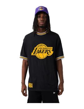 CAMISETA NEW ERA TEAM LOGO OVRSZD MESH TEE LOSLAK BLKTRP