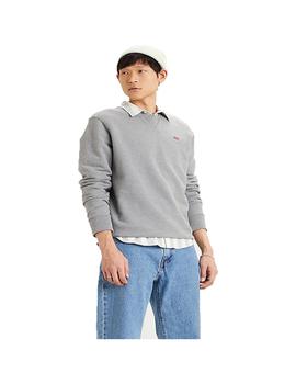 SUDADERA LEVIS NEW ORIGINAL CREW CHISEL GREY