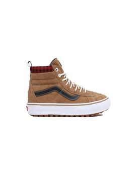 ZAPATILLA VANS SK8-Hi MTE-1 PLAID BROWN/BLACK