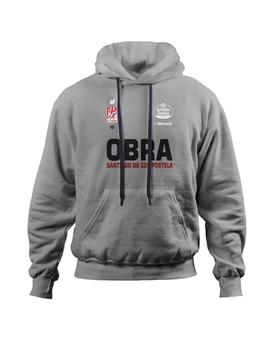 SUDADERA GRIS CAPUCHA OBRA 23