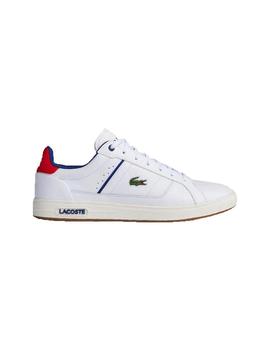 ZAPATILLA LACOSTE EUROPA PRO 222 2 SMA WHT/RED