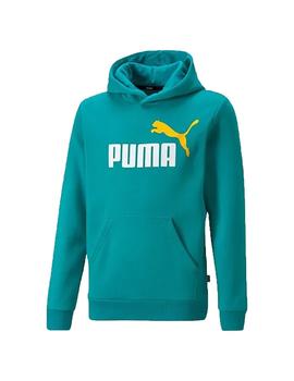 SUDADERA PUMA ESS+ 2 COL BIG LOGO HOODIE