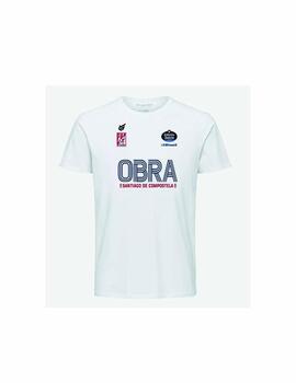 CAMISETA ALGODÓN BLANCA 23-24 OBRADOIRO CAB