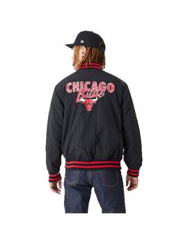 Chaqueta New Era Team Script Chicago Bullsa