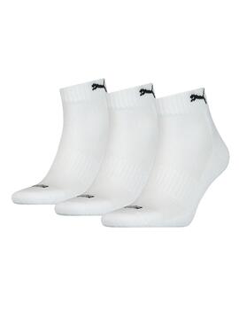 Calcetines Puma Cushioned Quarter 3 Pares