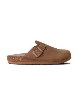 Zueco Genuins riva oiled leather clay