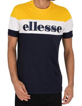 CAMISETA ELLESSE PUNTO TEE NAVY YELLOW
