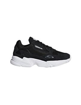 ZAPATILLA MUJER ADIDAS FALCON W NEGRA MALLA