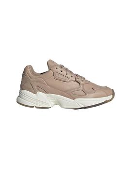 ZAPATILLA MUJER ADIDAS FALCON W ROSA PIEL