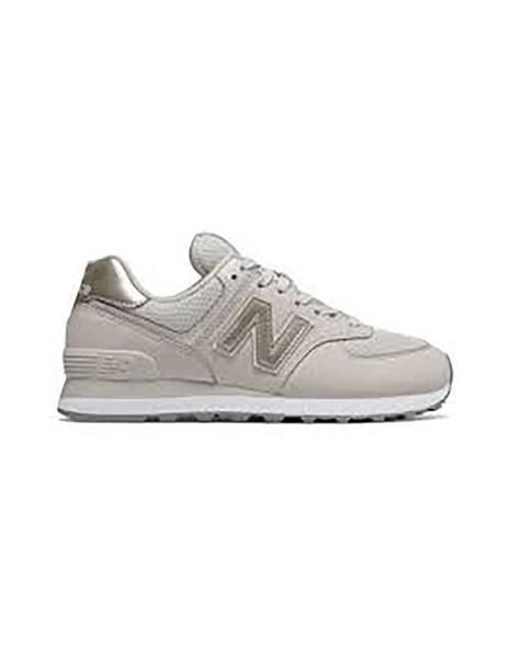 New balance 574 mujer plata top