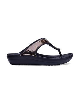 SANDALIA CROCS SLOANE HAMMERED MET FLIP W