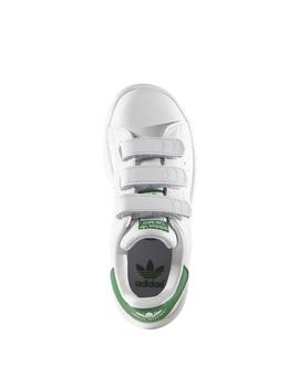 ZAPATILLA ADIDAS STAN SMITH CF C NIÑO BLANCO VERDE