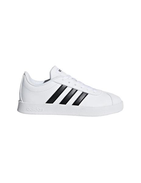 ZAPATILLA NIÑOS ADIDAS VL 2.0 K BLANCA PIEL