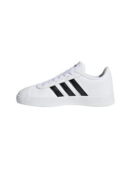 ZAPATILLA NIÑOS ADIDAS VL COURT 2.0 K BLANCA PIEL