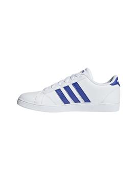 ZAPATILLA NIÑOS ADIDAS BASELINE K BLANCA PIEL