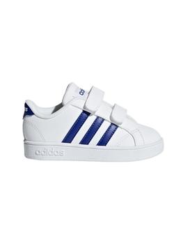 ZAPATILLA BEBE ADIDAS BASELINE CMF INF PIEL BLANCA