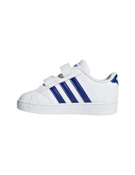 ZAPATILLA BEBE ADIDAS BASELINE CMF INF PIEL BLANCA