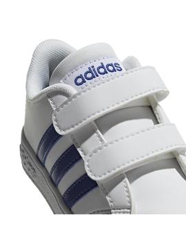 ZAPATILLA BEBE ADIDAS BASELINE CMF INF PIEL BLANCA