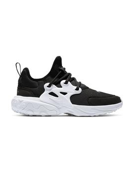 ZAPATILLAS NIKE REACT PRESTO GS BLCK/WHITE