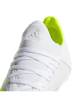 BOTAS FUTBOL NIÑOS ADIDAS X 18.3 FG J BLANCA