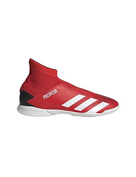 Zapatillas de fútbol sala IC en color blanco y rosa - Consigue las Adidas  Predator Edge.3.