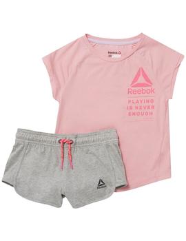 CAMISETA Y PANTALON PARA NIÑA REEBOK G ES SS SET