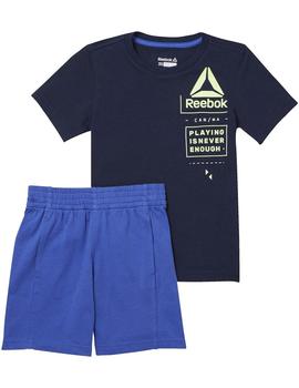 CAMISETA Y PANTALON PARA NIÑO REEBOK B ES SS SET