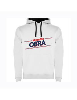 SUDADERA OBRADOIRO BLANCA SOMOS OBRA 19/20