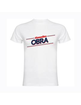 CAMISETA ALGODON OBRA BLANCA SOMOS OBRA