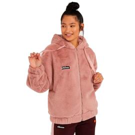 ELLESSE GIOVANNA FAUX FUT JACKET PINK