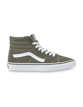 UA SK8-Hi Grape Leaf/True White