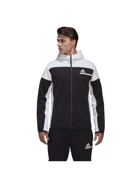 Frustrante amplitud ~ lado Chaqueta Adidas ZNE Fullzip negra blanco