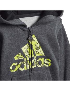 Chandal Adidas para bebé Logo FZ HD FL gris