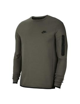 Sudadera para hombre Nike Tech Fleece crew kakhi